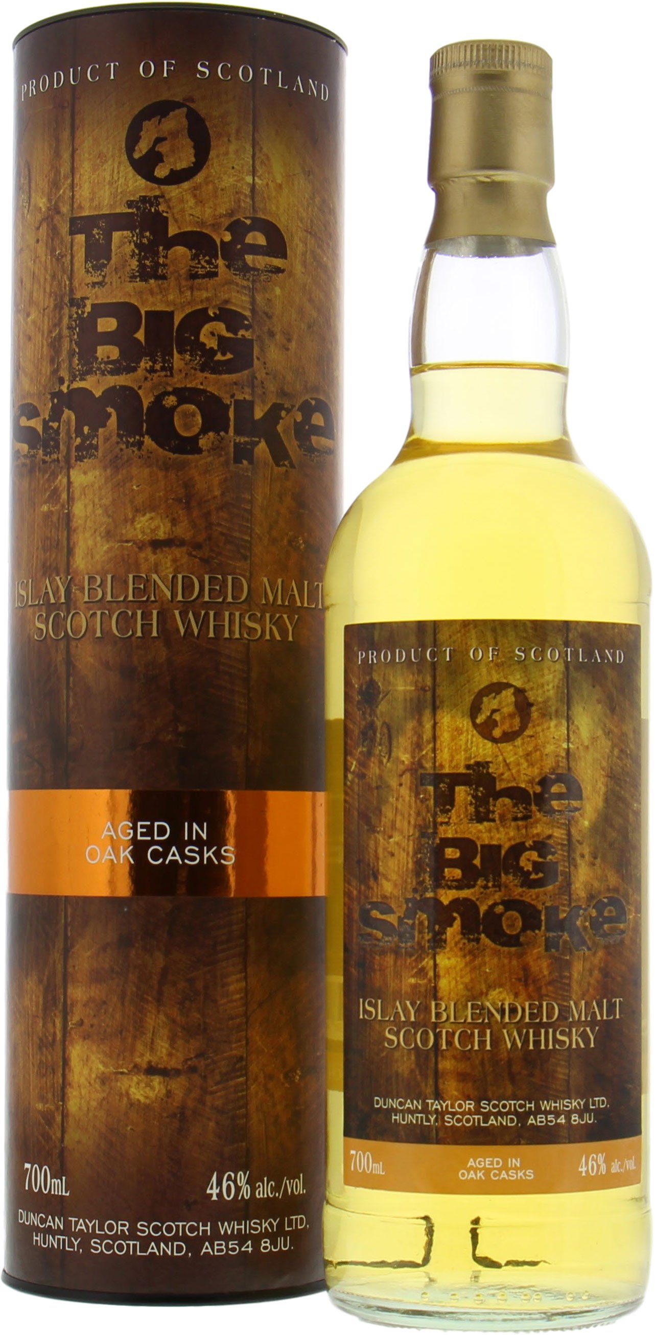 Duncan Taylor - The Big Smoke Islay Blended Malt 46% NV IN Original Container