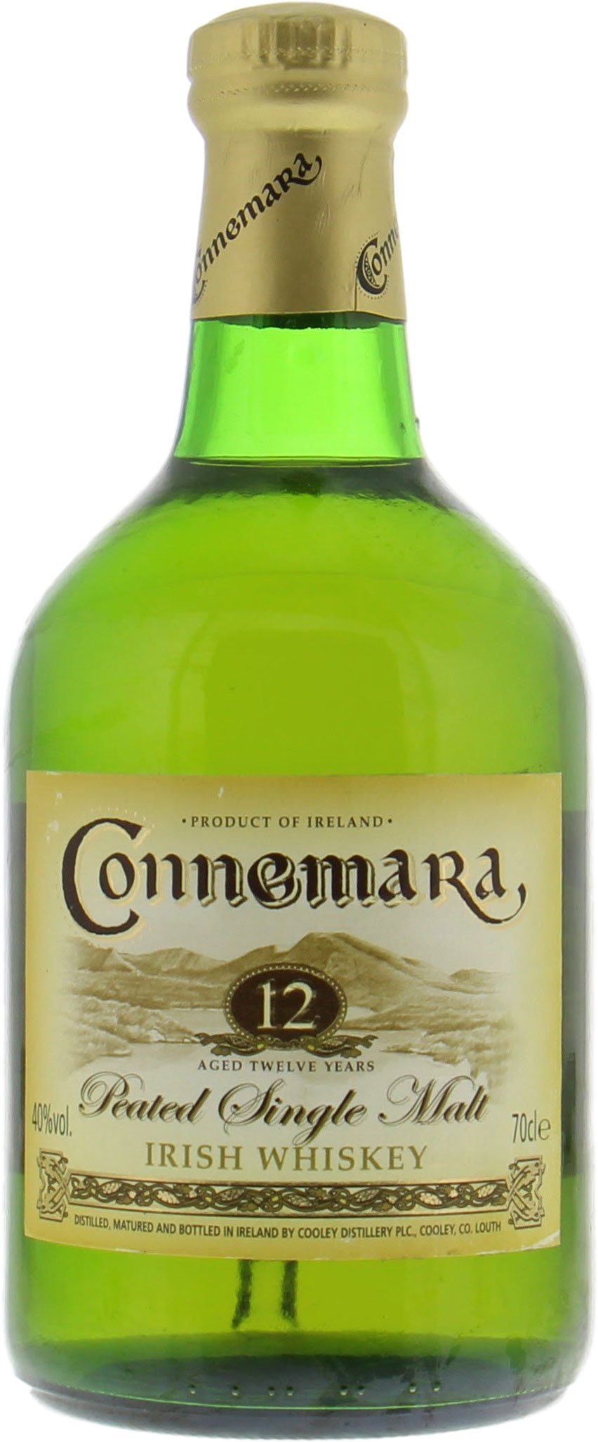 Cooley Distillery - Connemara 12 Years Old Peated Single Malt 40% NV No Original Container Included!