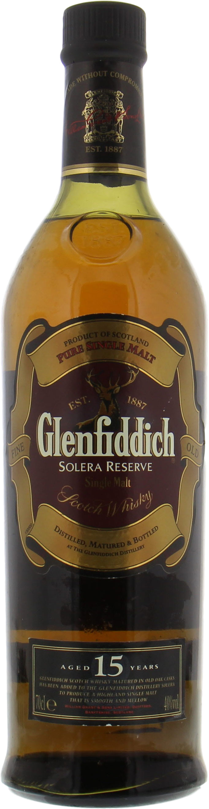 Glenfiddich - Solera Reserve 15 Years 40% NV No Original Container
