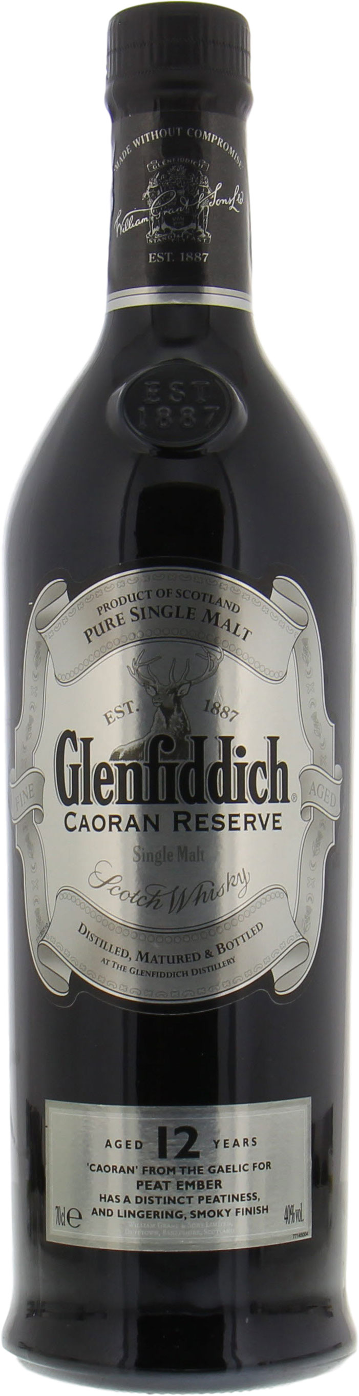 Glenfiddich - 12 Years Caoran Reserve No Box 40% NV No Original Container Included!