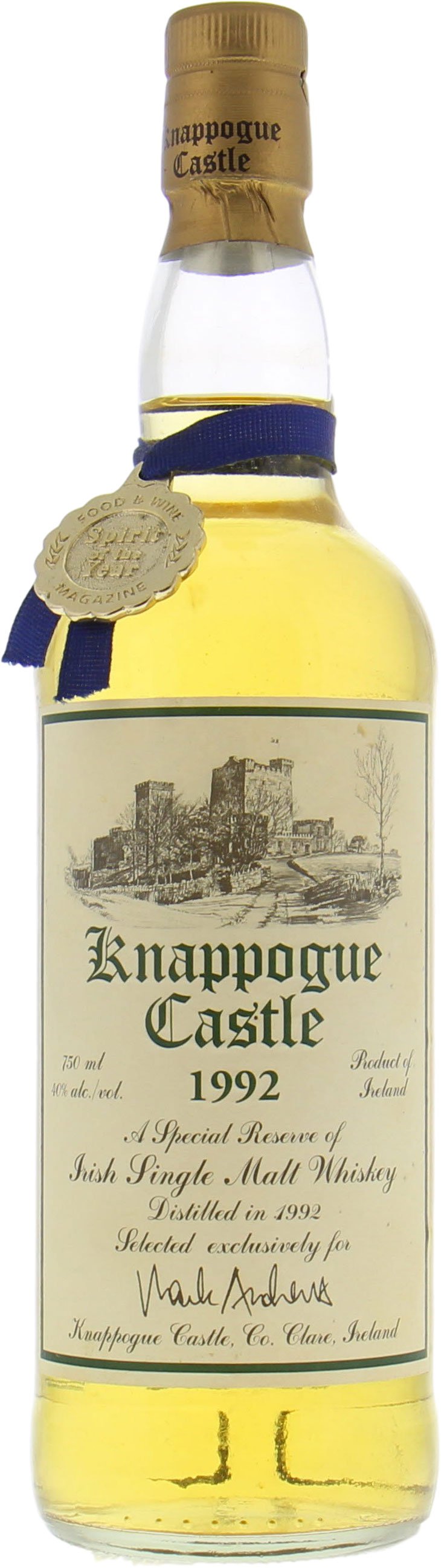 Cooley Distillery - Knappogue Castle 1992 40% 1992 Perfect
