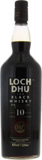 Mannochmore - Loch Dhu 10 Years Old Black Whisky 40% NV