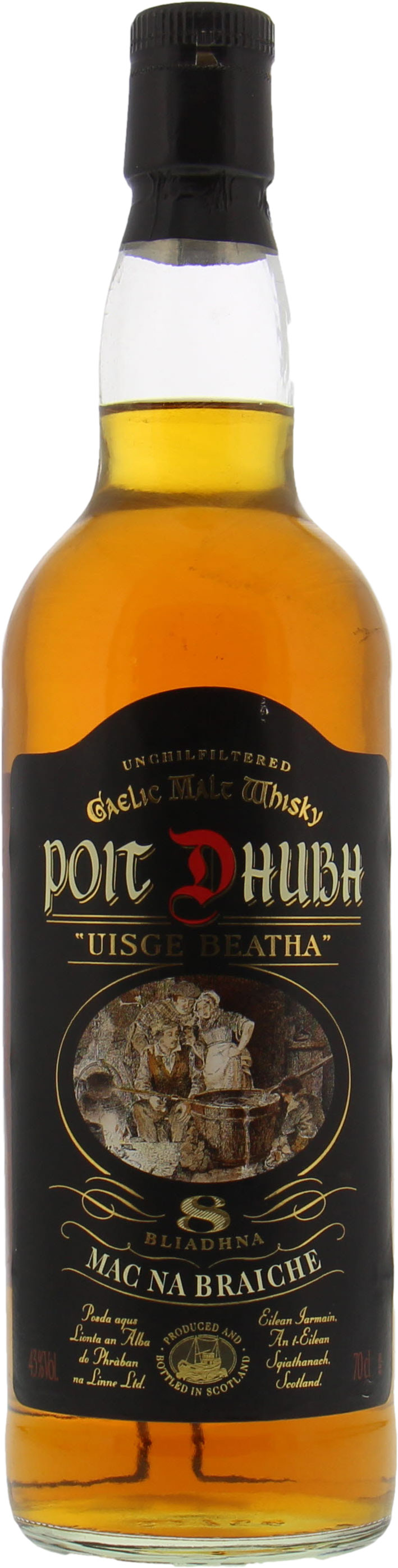 Poit Dhubh - Mac na braiche 8 Years Old 43% NV No Original Container Included!