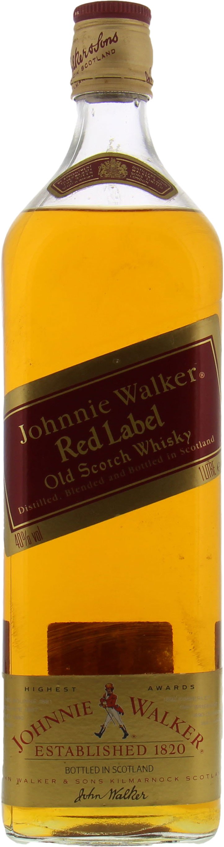 Johnnie Walker - Old Scotch Whisky Vintage Bottle 43% NV Perfect