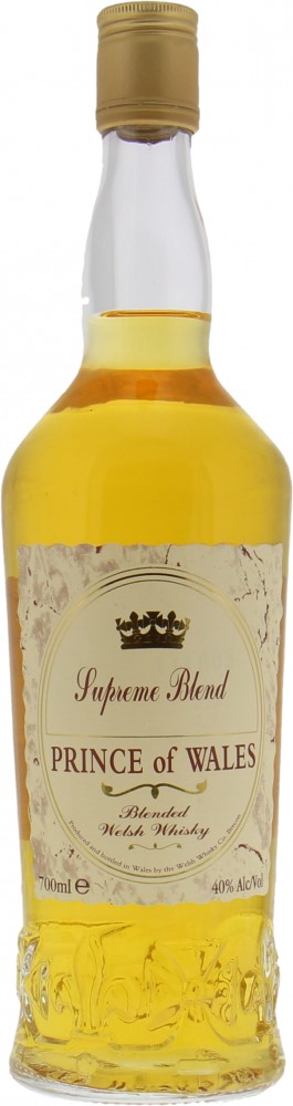 Prince of Wales - Supreme Blended Welsh Whisky 40% NV Perfect