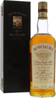 Bowmore - 1974 21 Years Old 43% 1974
