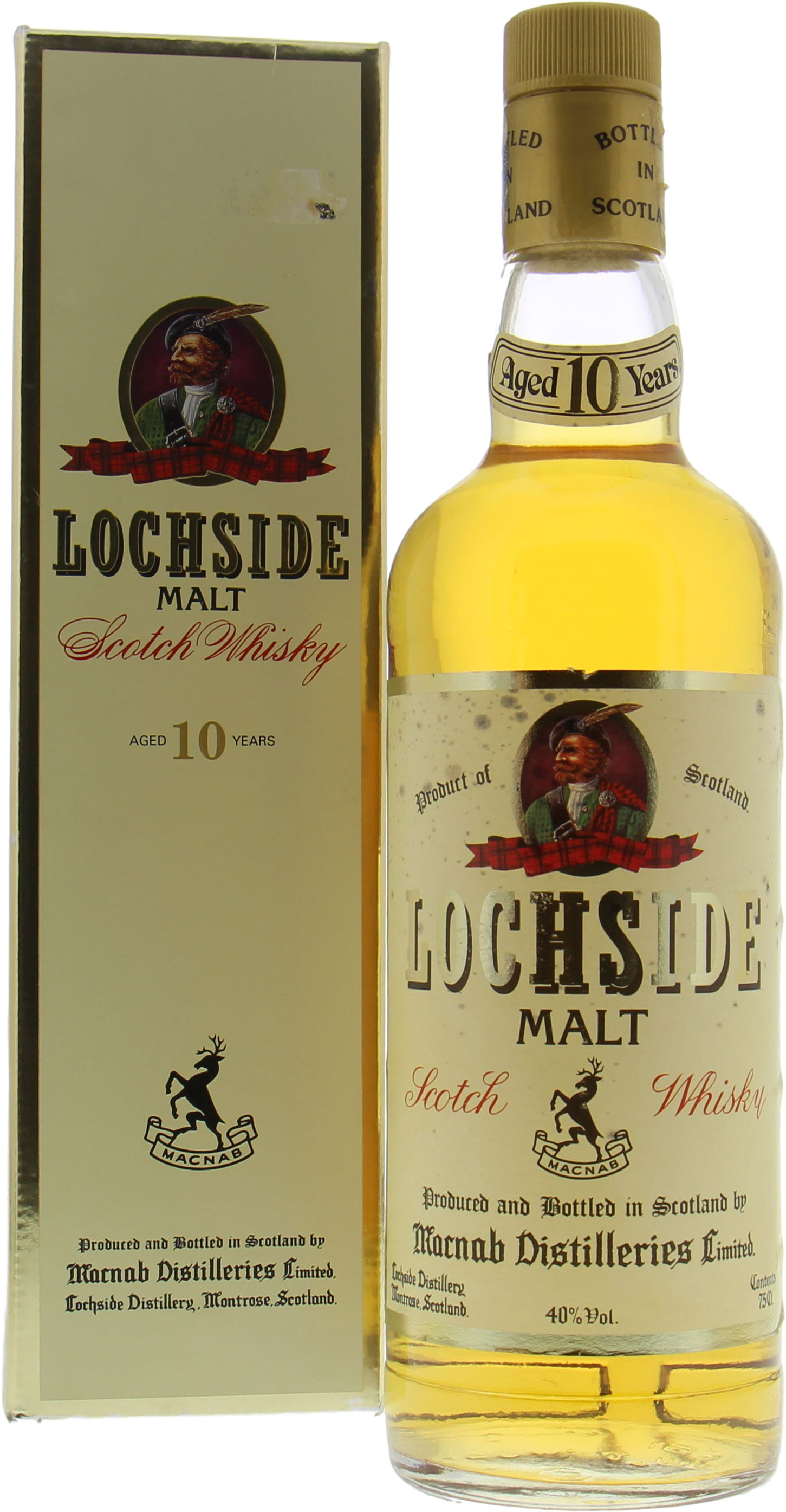 Lochside - 10 Years Old Macnab Distilleries 40% NV In original Box
