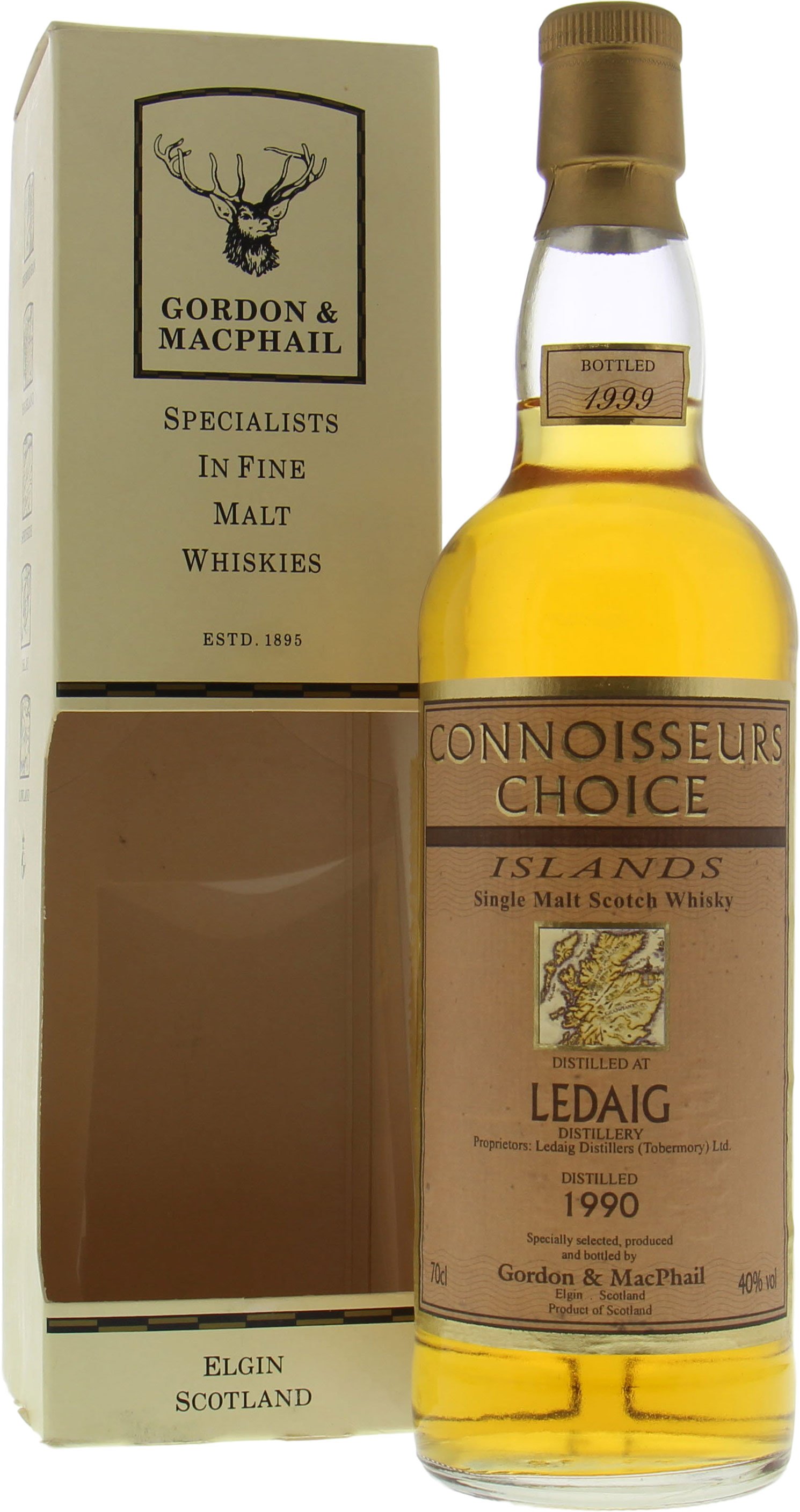 Ledaig - 1990 Connoisseurs Choice 40% 1990