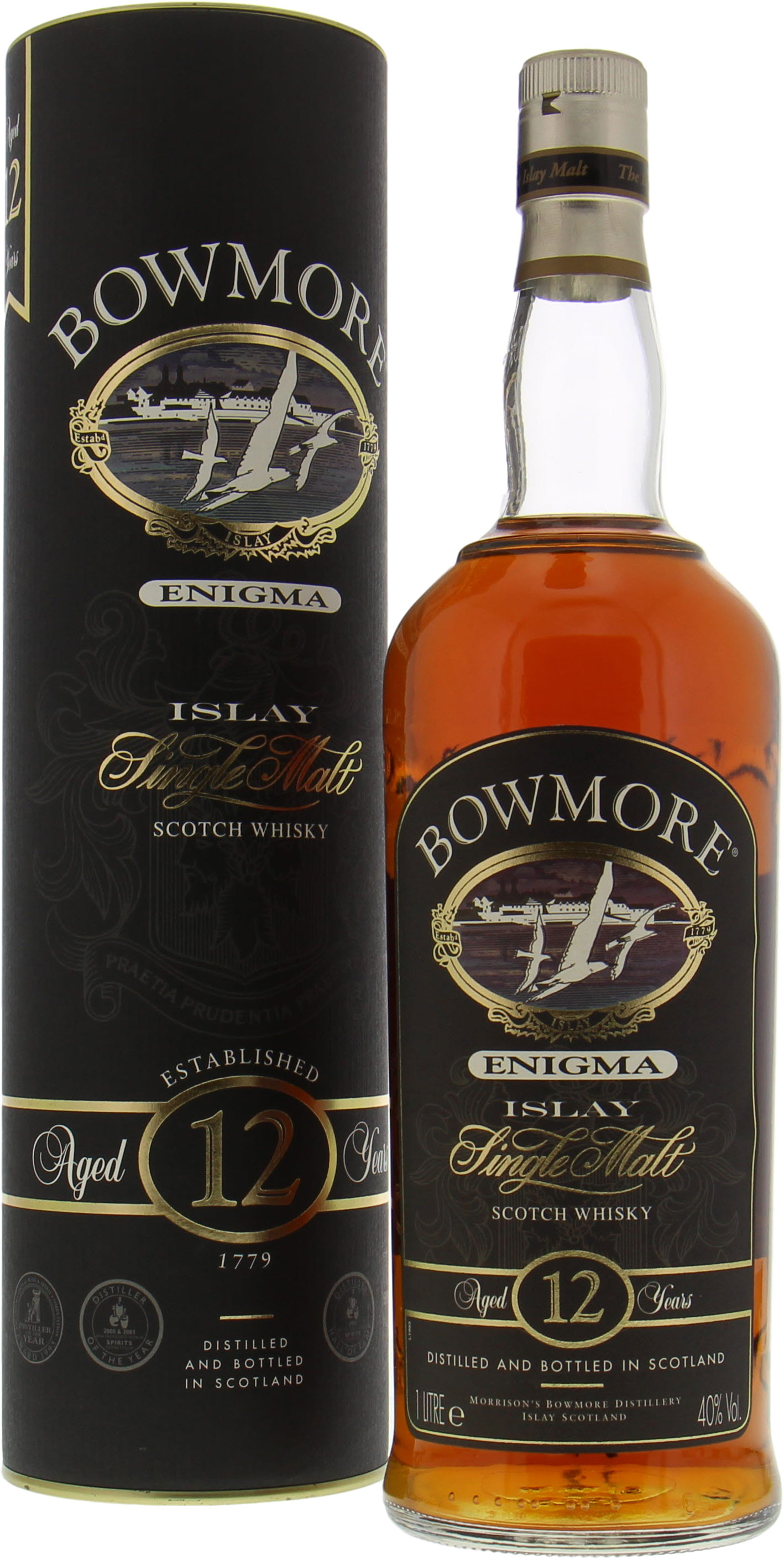 Bowmore - Enigma 12 Years Old 40% NV In original Container
