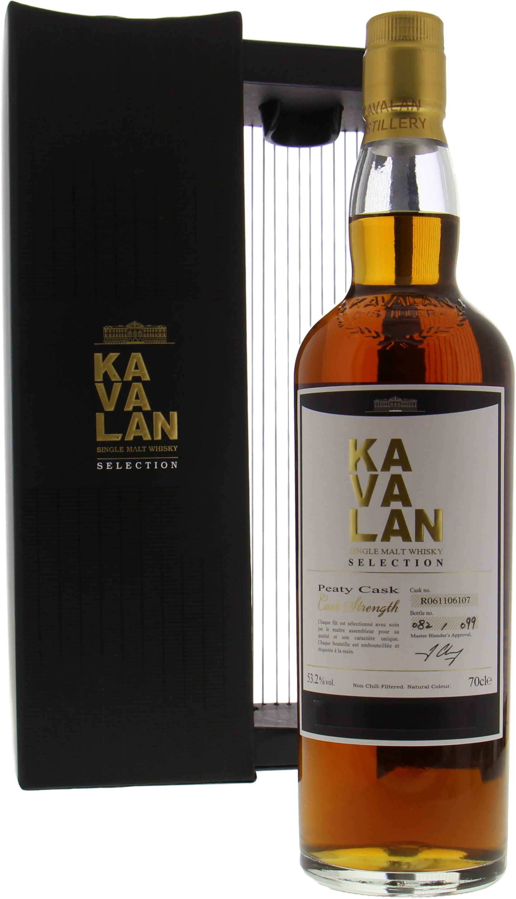 Kavalan - Peaty Cask Exclusively Bottled For WhiskyNerds Holland Cask R061106107 53.2% 2006 10002