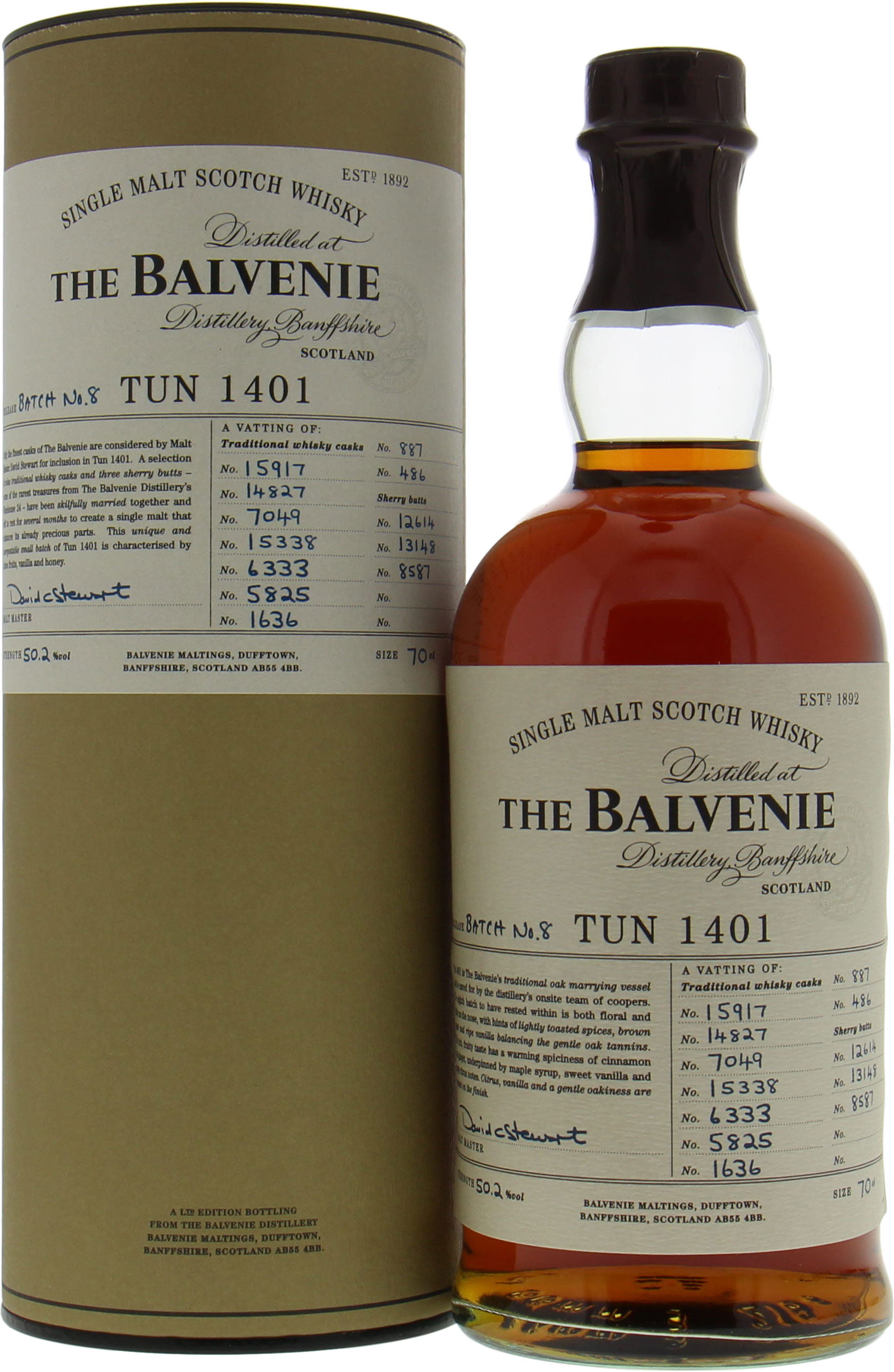 Balvenie - Tun 1401 Batch #8 50.2% NV In Original Container 10002