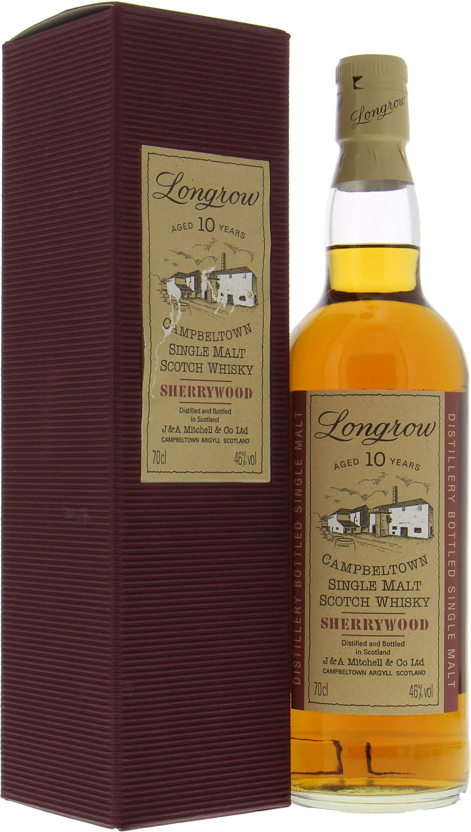 Longrow - Sherrywood 10 Years Old 46% 199X In Original Container