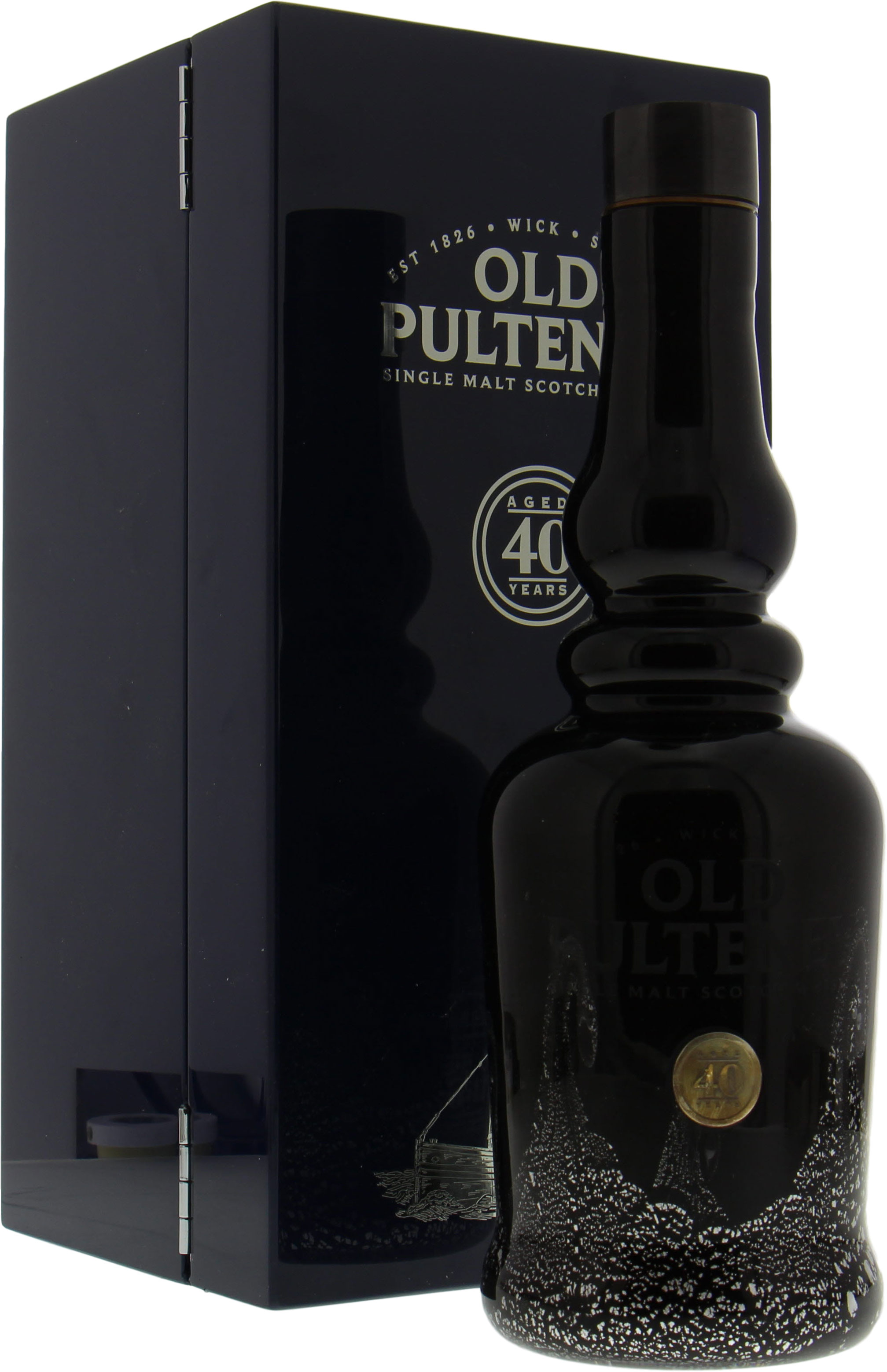Old Pulteney - 40 Years Old 51.3% NV In Original Wooden container