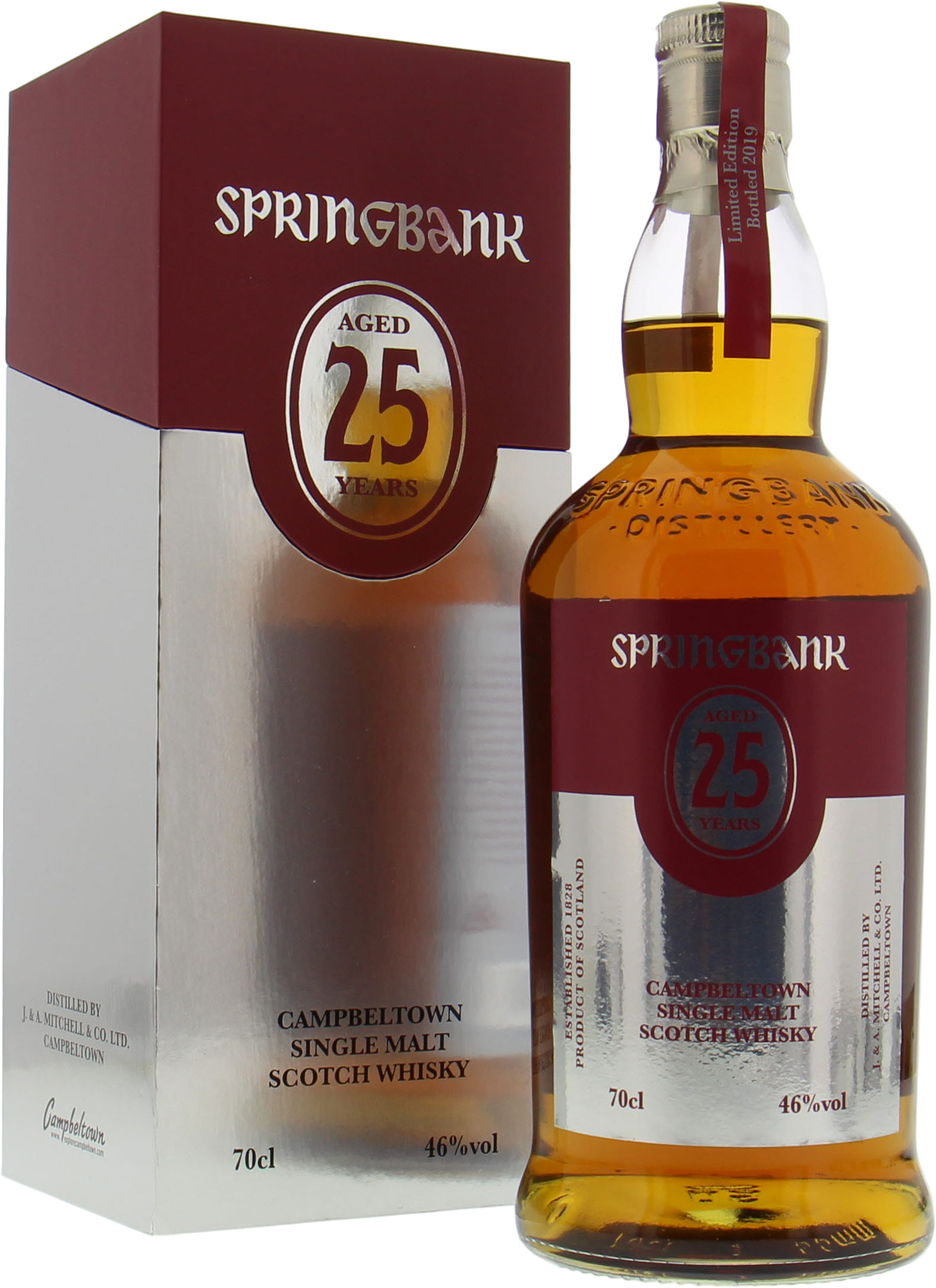Springbank - 25 Years Old 2019 Edition 46% NV In Original Container