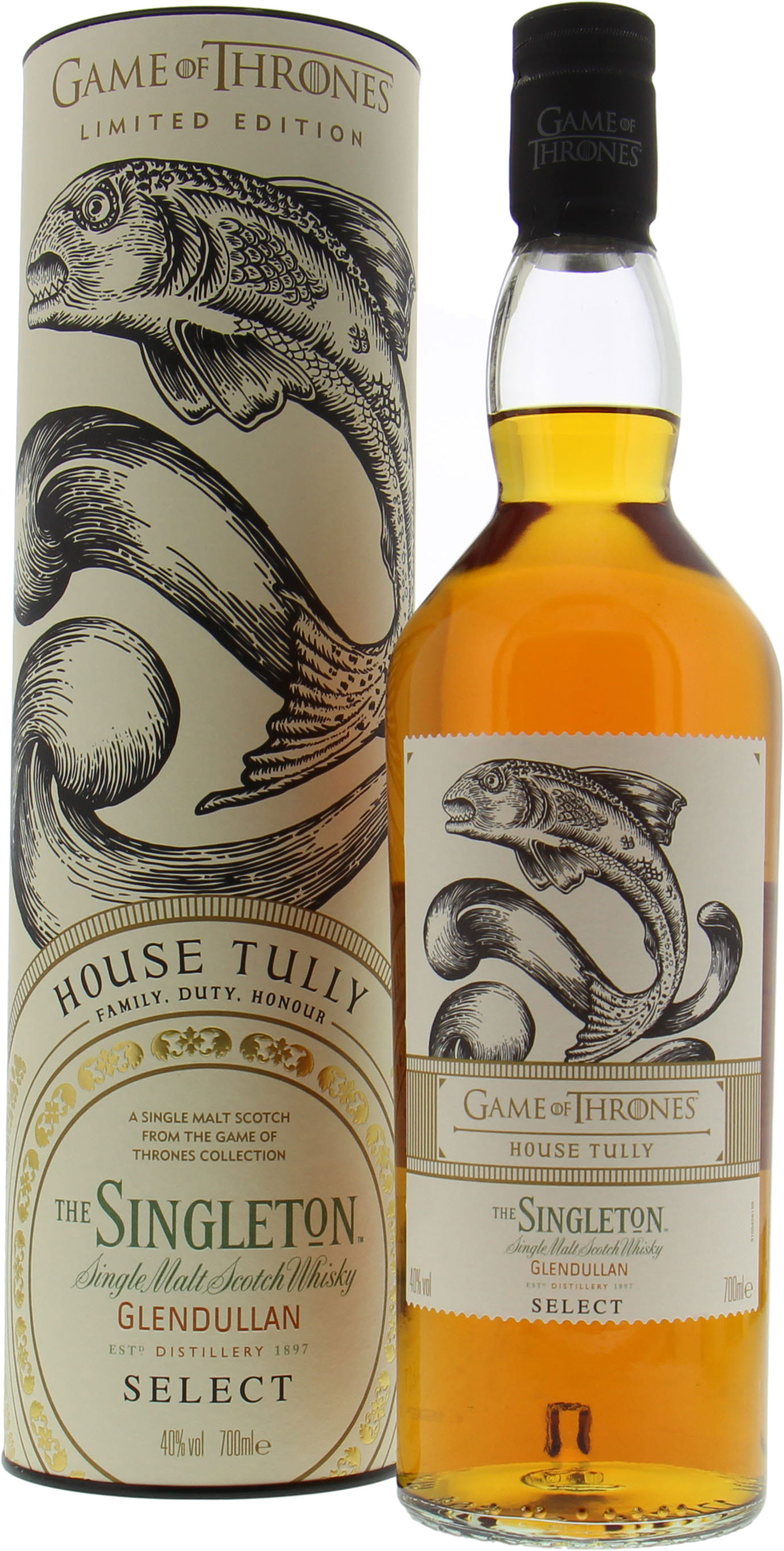 Glendullan - Game of Thrones House Tully 40% NV In Original Container
