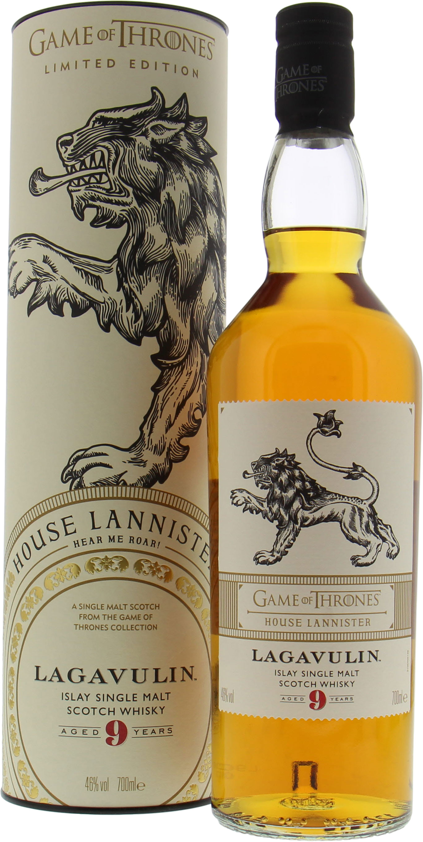 Lagavulin - 9 Years Old Game of Thrones House Lannister 40% NV
