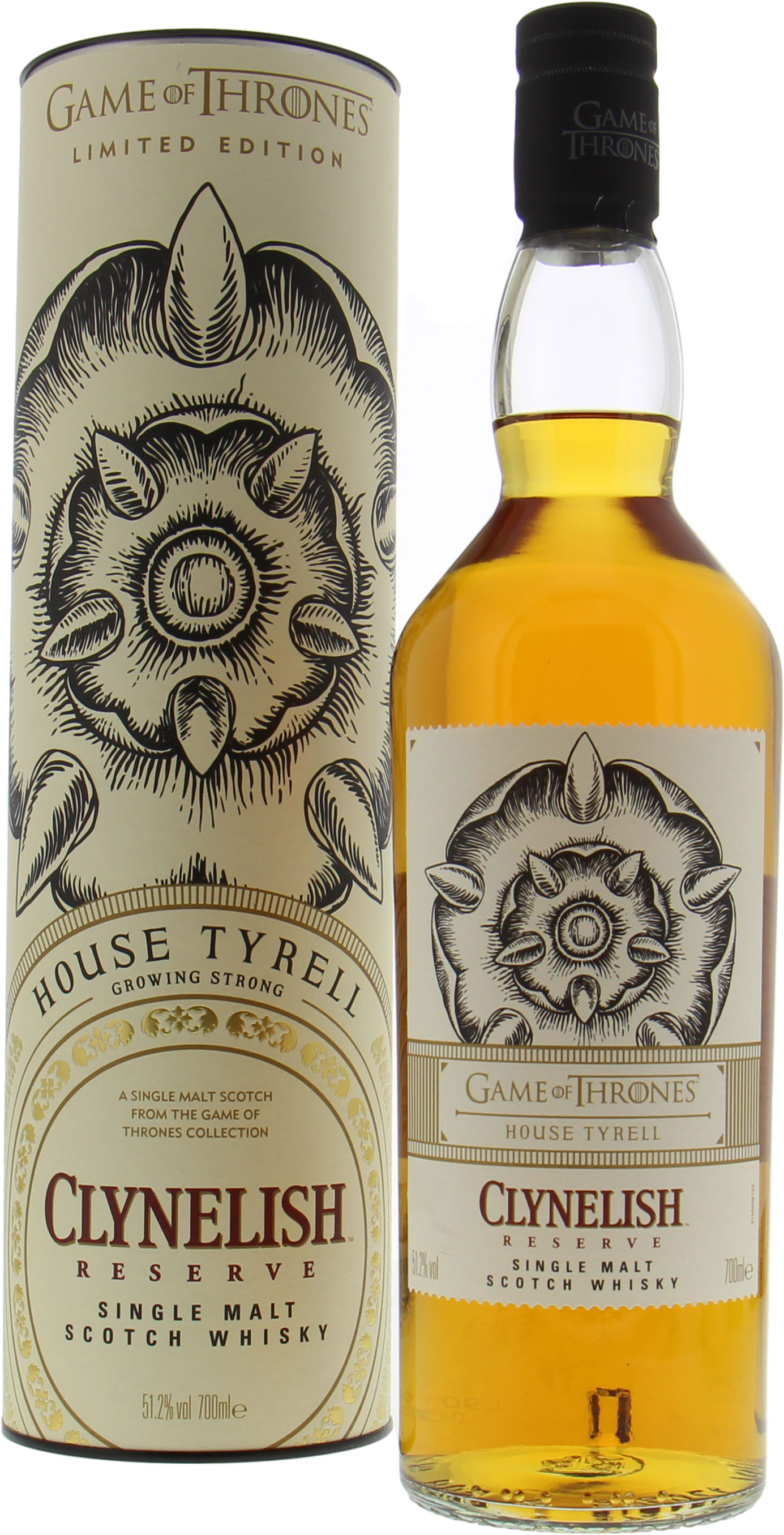 Clynelish - Game of Thrones House Tyrell 51.2% NV In Original Container