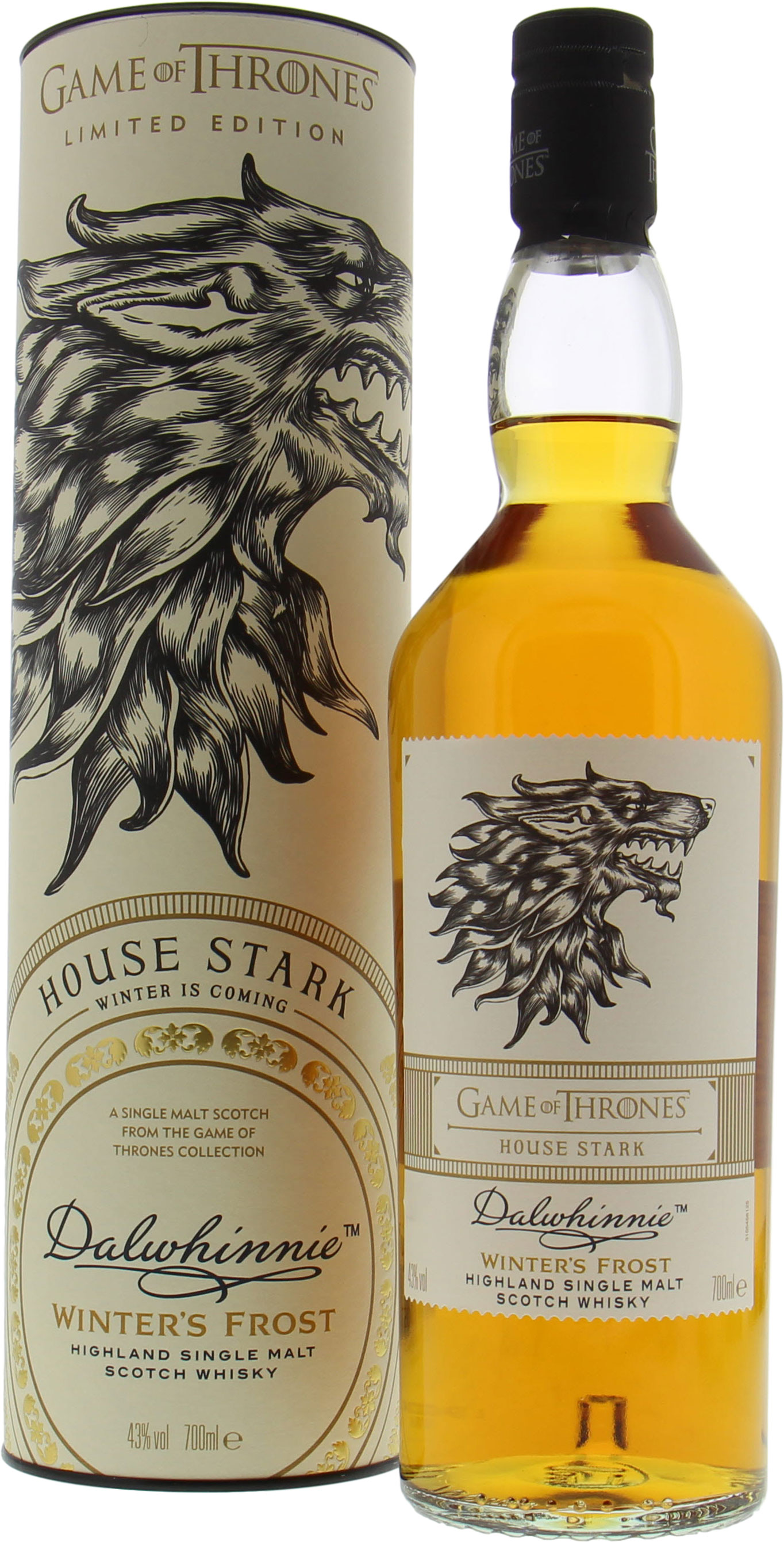 Dalwhinnie - Game of Thrones House Stark 43% NV In Original Container