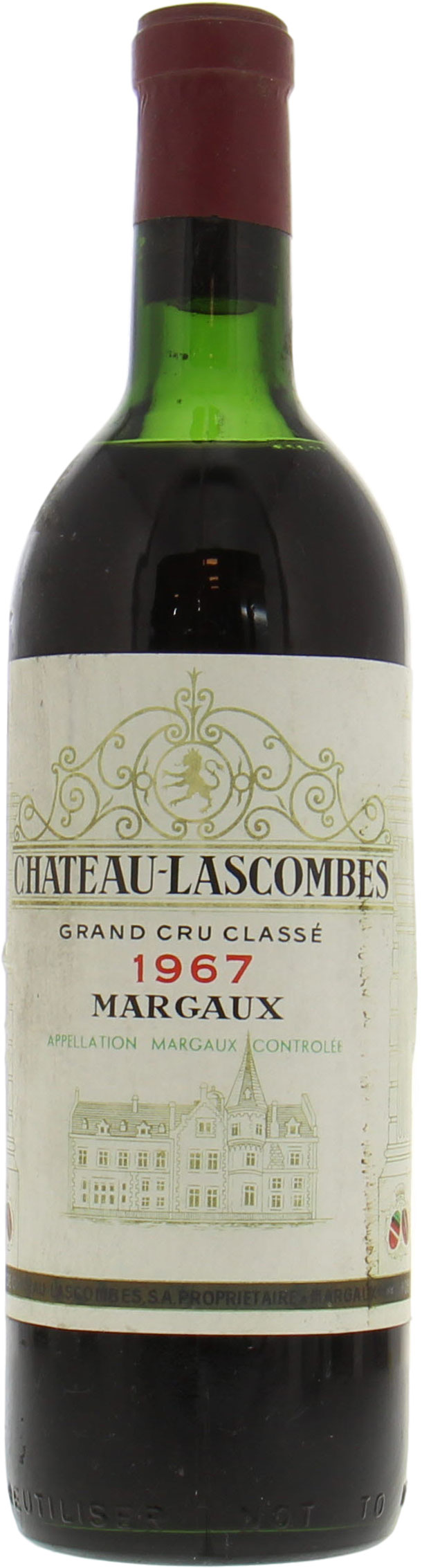 Chateau Lascombes - Chateau Lascombes 1967 High shoulder