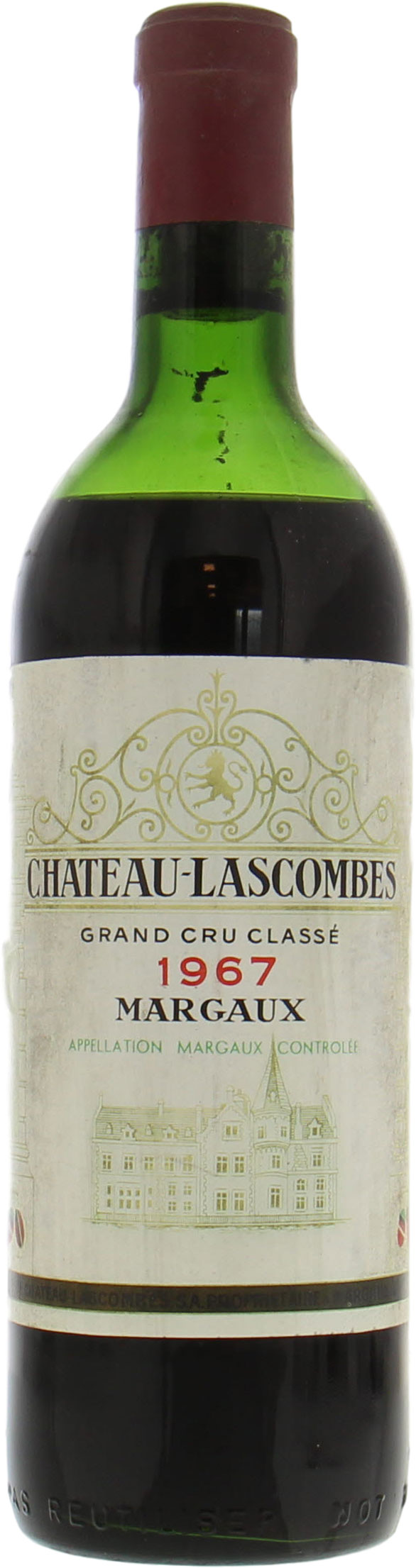Chateau Lascombes - Chateau Lascombes 1967 Mid shoulder