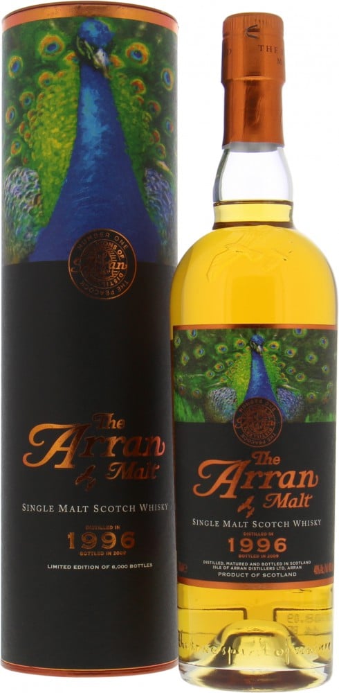 Arran - The Peacock 12 Years Old 46% 1996 In Original Container Included