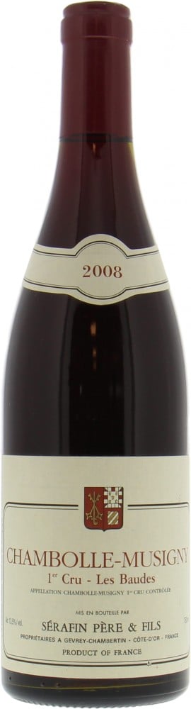 Serafin - Chambolle Musigny les Baudes 2008 Perfect