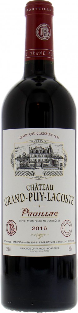 Chateau Grand Puy Lacoste - Chateau Grand Puy Lacoste 2016 Perfect