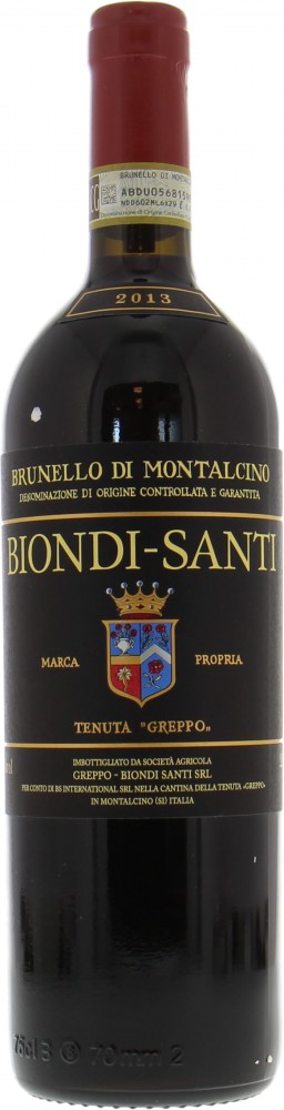 Biondi Santi - Brunello di Montalcino Tenuta Greppo 2013 Perfect