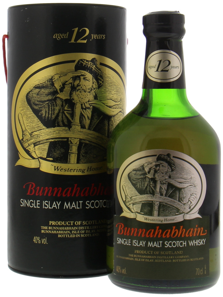 Bunnahabhain - 12 Years Old vintage bottle 40% NV In Orginal Container