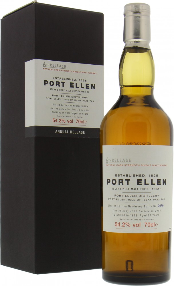 Port Ellen - 6th Annual Release 27 Years Old 54.2% 1978 In Original Container 10008