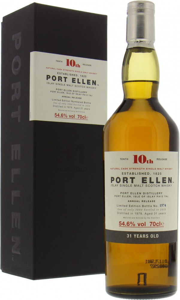 Port Ellen - 10th Release 54.6% 1978 In Original Container 10008