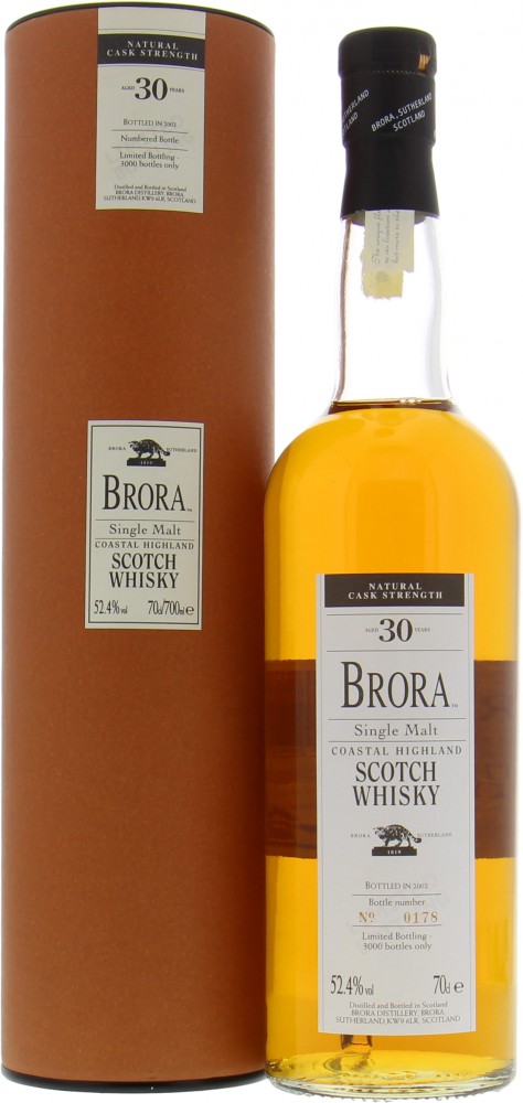 Brora - 1st release 30 Years Old 52.4% 1972 In Original Box 10008