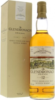 Glendronach - 12 Years Old Original Vintage Bottle 43% NV