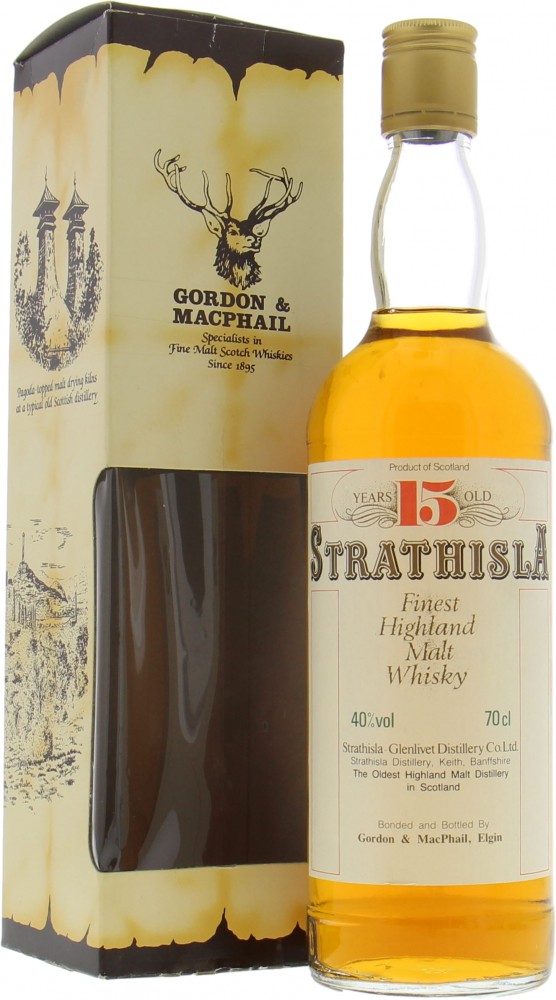 Strathisla - 15 Years Old Gordon & MacPhail Finest Highland Malt Whisky 40% NV