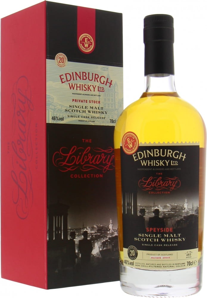 Glen Grant - 20 Years Old Edinburgh Whisky The Library Collection 46% NV In Original Box