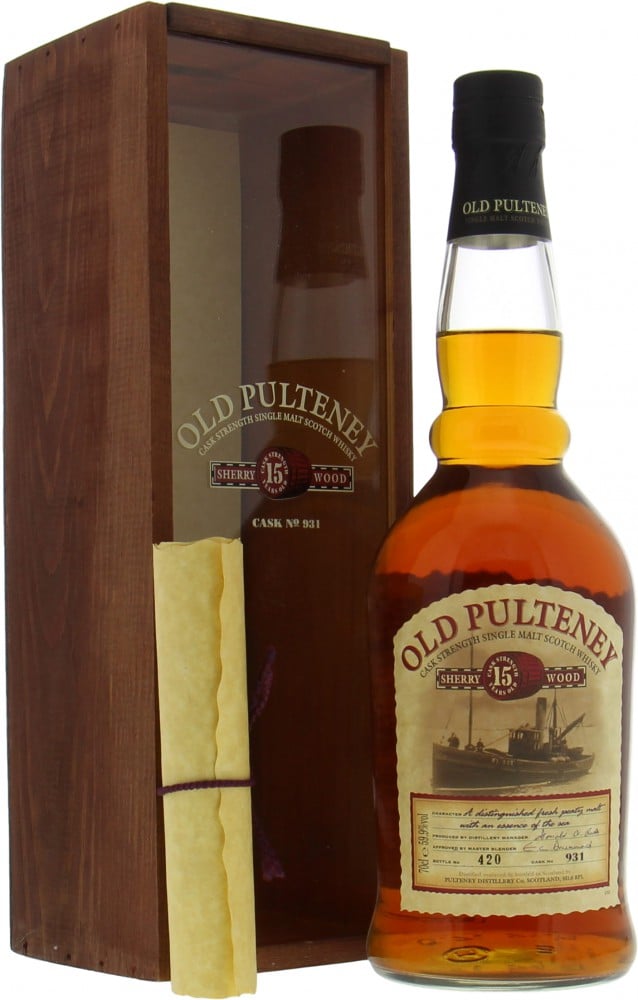 Old Pulteney - 15 Years Old Cask 931 59.9% 1982 In Original Box 10010