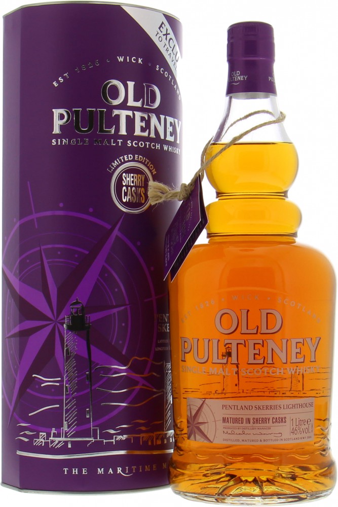 Old Pulteney - Pentland Skerries 46% NV In Original Box 10010