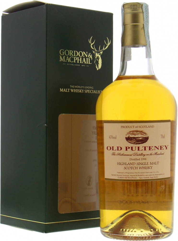 Old Pulteney - 12 Years Old Gordon & MacPhail Licensed Bottling Cask 1058 45% 1998 In Original Box 10010