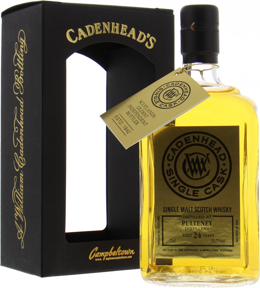 Old Pulteney - 24 Years Old Cadenhead Single Cask 53.7% NV 10010