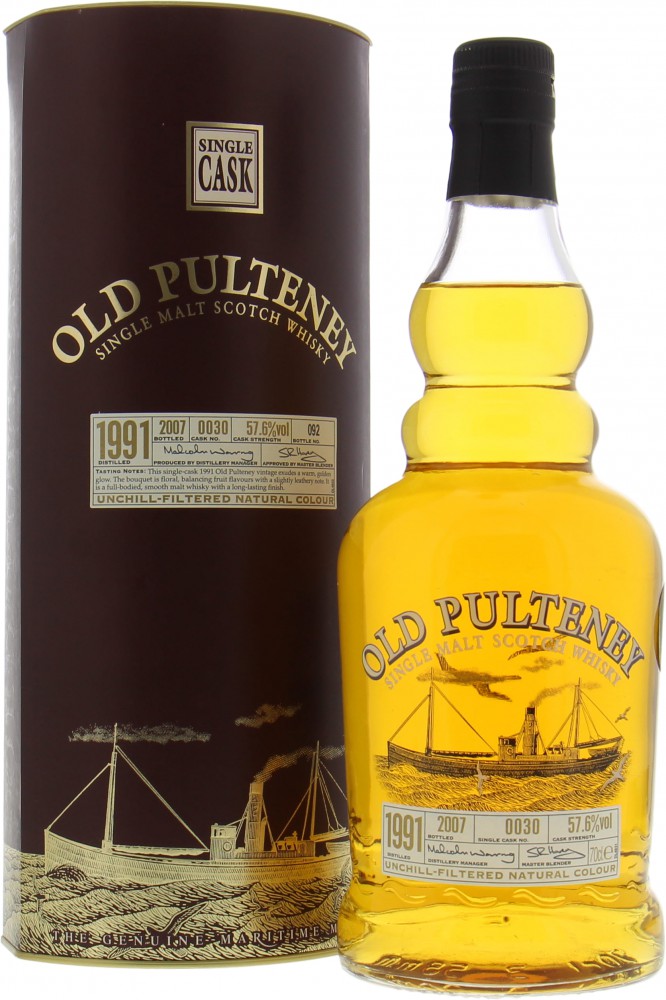Old Pulteney - 16 Years Old Single Cask 0030 57.6% 1991 10010