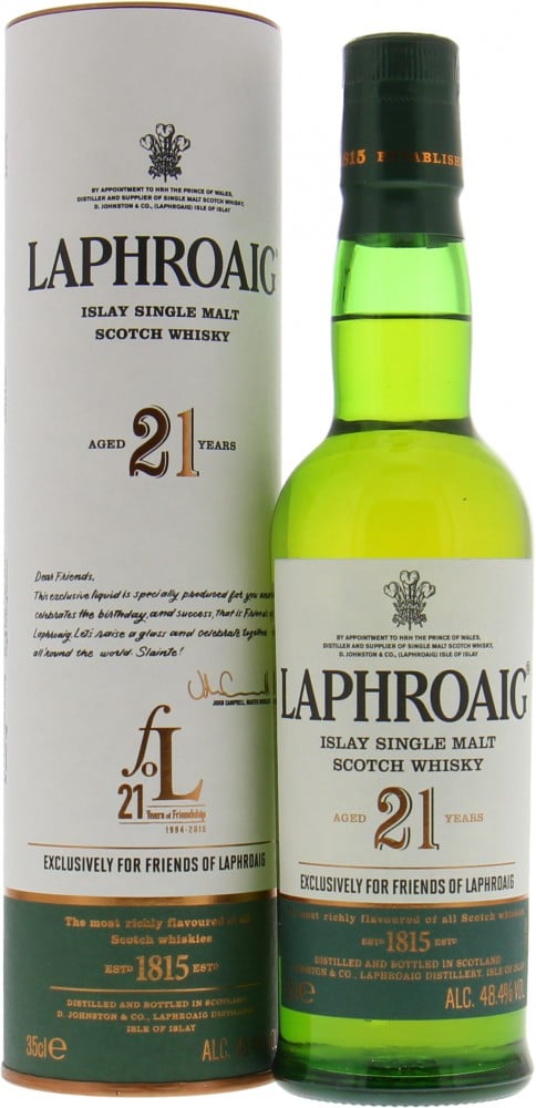 Laphroaig 21 Years Old Friends Of Laphroaig Ballot 48 4 Nv 0 35 L Buy Online Best Of Wines