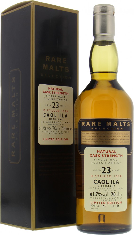 Caol Ila - 23 Years Old Rare Malts Selection 61.7% 1978 In original Box