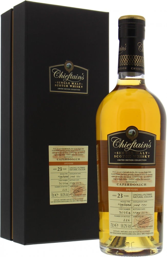 Caperdonich - 23 Years Old Chieftain's Cask 95064 58.2% 1995 In Original Box
