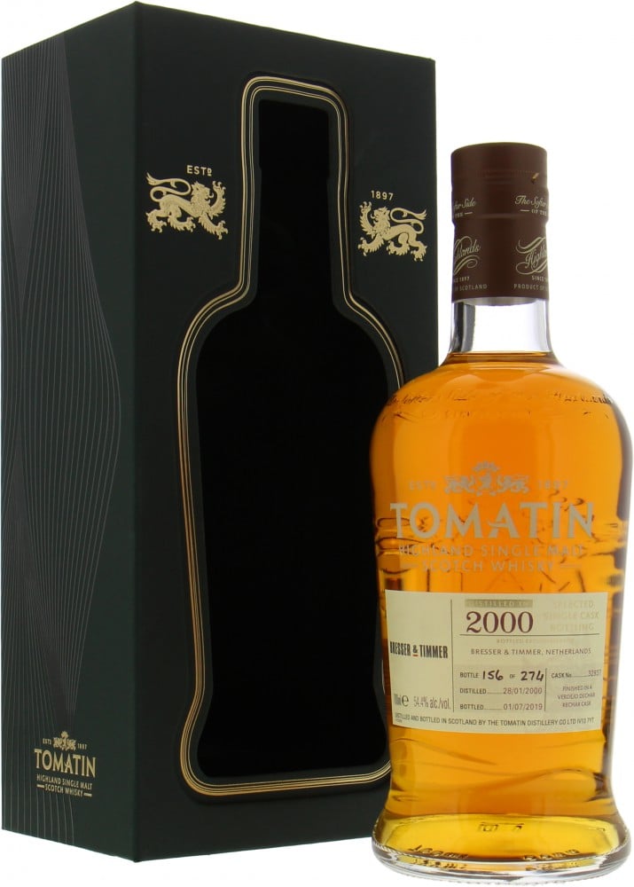 Tomatin - 19 Years Old Single Cask 32937 for Bresser & Timmer 54.4% 2000