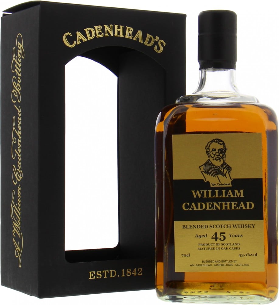 Cadenhead - 45 Years Old Blended Scotch Whisky 43.1% 1973 In Original Box