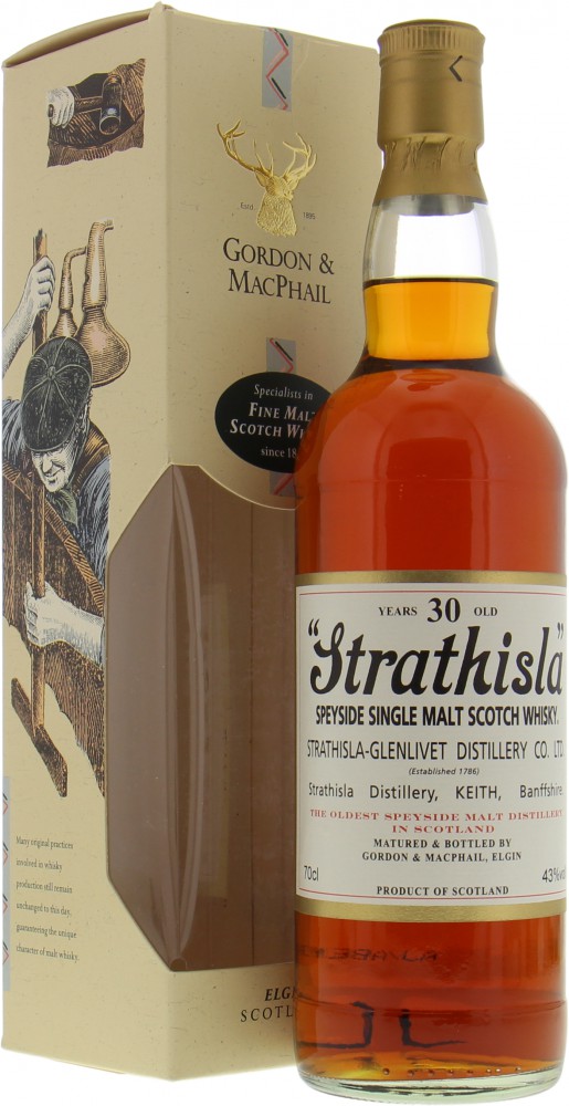 Strathisla - 30 Years Old Gordon & MacPhail Licensed Bottling 43% NV In Original Box