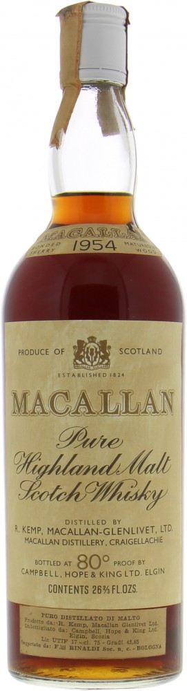 Macallan - 1954 Rinaldi Import 45.85% 1954