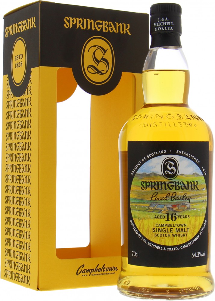 Springbank - 16 Years Old Local Barley 54.3% 1999 In Original Box 10002