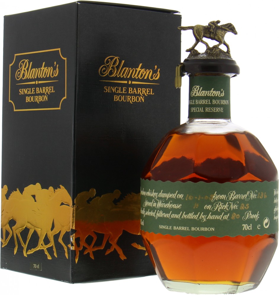 Buffalo Trace Blanton's Special Reserve Cask 136 40 Box slighly