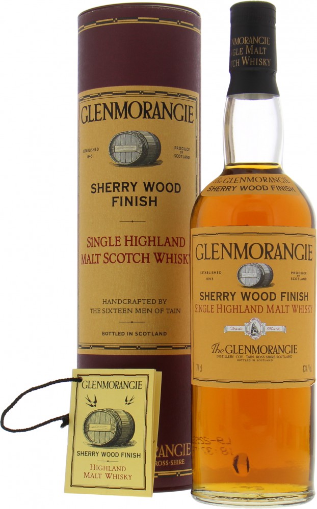 Glenmorangie - Sherry Wood Finish Old Plain Orange Label 43% NV In Original Container